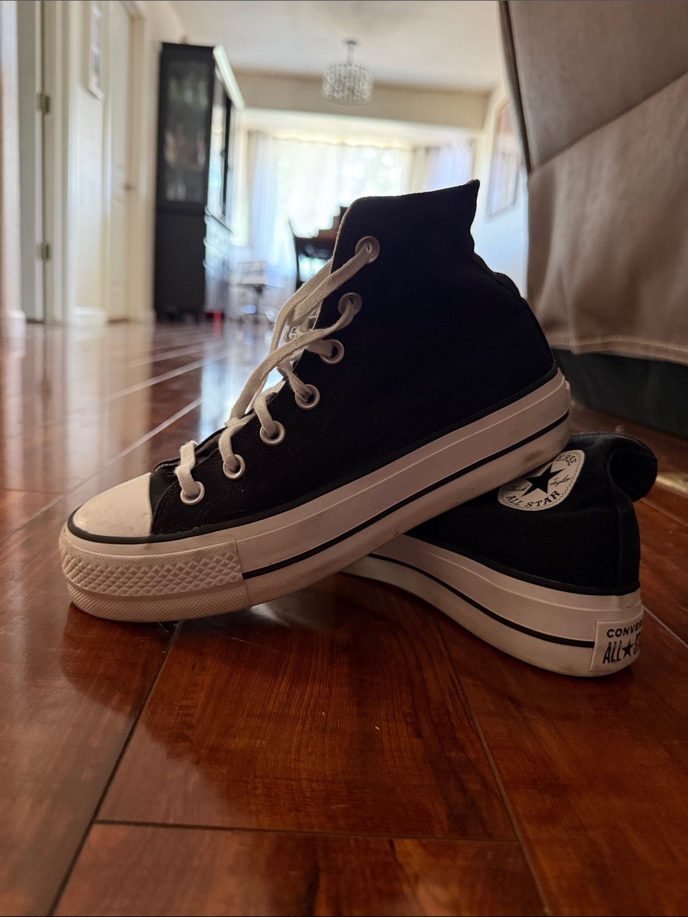 Converse High Top Sneakers - Black & White